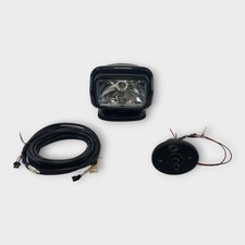 GoLight Stryker SS Halogen Spotlight Permanent Mount- Black- w/Accessories~Good picture