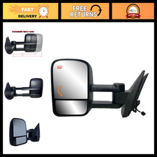 Power Heated Towing Mirror Left Side with Signal Light for Chevy Silverado Sierr picture