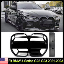 CSL Style For BMW G22 G23 2021-2023 Gloss Black Front Bumper Grille Grill Mesh picture
