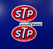 2x STP Oil Decals stickers Sponsor Petty NHRA Drag Racing NASCAR INDY Pick Size picture