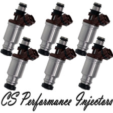 OEM Denso Fuel Injectors Set (6) 23250-46030 for 1992-1995 Lexus Toyota 3.0L I6 picture