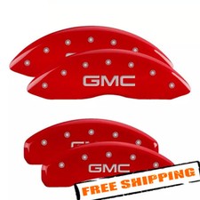 MGP 34208SGMCRD Gloss Red Caliper Covers for 14-18 GMC Sierra 1500 picture
