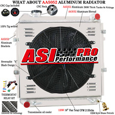 ASI 3-ROW Aluminum Radiator Shroud Fan Fit 1988-1995 Toyota Pickup 4 Runner 3.0L picture