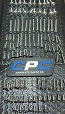 1988-1989 GMC R3500 100 Chrome Interior Screws Door Dash Trim Headliner Bezel picture