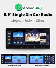 JOYING 8.9 inch Screen Head Unit Universal 1 Din Android 13 Car Radio Octa Core  picture