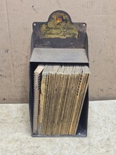 Vintage Thompson Products Technical Library Metal Auto Shop Rack & 28 Manuals picture
