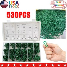 NEW 530PCS 18 Sizes Green O-Rings Assortment Kit For A/C Compressor picture