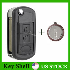 For 2006-2009 Land Rover Range Rover Sport Remote Key Fob Case Cover + Battery picture