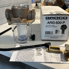 NEW: Bronze Groco ARG-500-P / 1/2 Inch Strainer, Non-Metallic Basket picture