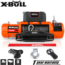 X BULL 13000lbs Electric Winch 12V Synthetic Rope Off Road  4WD Towing Truck picture