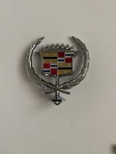 Vintage Cadillac Wreath Emblem Hood Ornament Badge 1970-80s OEM picture