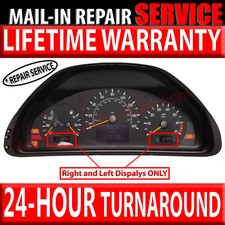 00-02 MB CLK320 CLK430 E320 E55 E430 Gauge Cluster LCD Display Repair W210 W208 picture