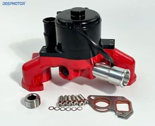 Deepmotor LS LS1 LS2 LS3 LS6 6.0 Engine Electric Water Pump 35+ GPM Aluminum Red picture