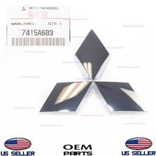Genuine OEM Front Grille Emblem Logo Mitsubishi 2008-2025 *See Compatibility picture