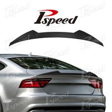 For Audi A7 S7 RS7 2012-2016 2017 2018 Matte Black ABS Rear Trunk Spoiler Wing picture