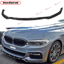 For BMW 5 Series G30 G31 G38 540i M Sport 2017-20 Glossy Black Front Bumper Lip picture