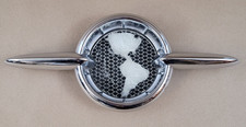 Original 1955 Oldsmobile Fiesta 88 98 Chrome Hood Emblem Ornament 566353 55 Olds picture