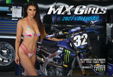 2027 MOTOCROSS GIRL WALL CALENDAR w Poster sexy hot girls dirt bike motorcycle picture
