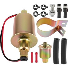 Autokay Universal 6 Volt Electric Fuel Pump Kit Inline 5 8 PSI picture