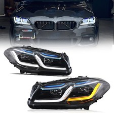 Retrofit LED Headlight Assembly For BMW 5 Series F10 F11 2009-2013 Xenon Halogen picture