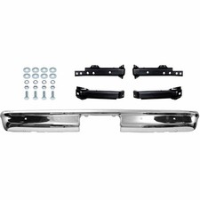 Dynacorn 67-72 Fits Chevy P/U Rear Fleetside Chrome Bumper & Brackets picture