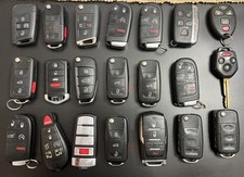 Mixed Lot 21 OEM Key Fobs Various Brands: AUDI, VW, GM, JEEP, RANGE ROVER picture