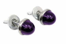 License Plate Reflector Set Purple for Harley Davidson by V-Twin picture