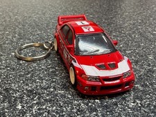 2000 Mitsubishi Lancer EVO VI Red Keychain Matchbox Hot Wheels Evolution picture