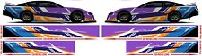 Race Car Side Wrap Laminated Print Modified super stock Street-21 Purple Prince picture