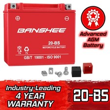 Banshee Replacement YTX20-BS Battery - High Performance Power Sports, AGM picture