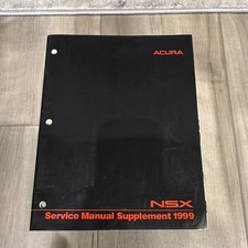 Acura NSX Service Manual Supplement 1999 picture