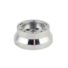 5 & 6 Hole Steering Wheel Polished Short Hub Adapter, Ididit, GM, Chevy picture