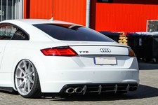 Performance diffuser with ribs for Rear Bumper Audi TTS 8S 2014-2018 picture