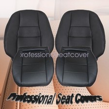 For 2008-2014 Benz C300 C250 Driver or Passenger Bottom Top Seat Cover Black picture