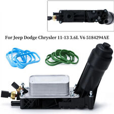 Oil Filter Cooler Housing Assembly Adapter Fit For Chrysler Dodge Jeep Ram 3.6L picture