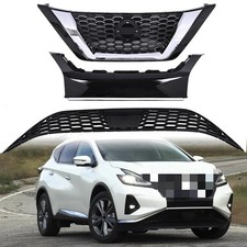 For 2019-23 Nissan Murano Front Upper Lower Grille/Bumper Face Bar Trim Step Pad picture
