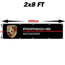 German Motorsport Stuttgart Car Flag Banner 2x8FT Carrera 240x60cm Garage Indoor picture
