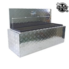 48x17x18Inch Lockable Aluminum Underbody ToolBox for Truck& Pickup Storage Box picture