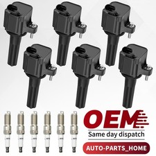 6pcs Ignition Coil and Spark Plug For 2006-2007 Buick Rainier 4.2L L5 UF497 OEM picture