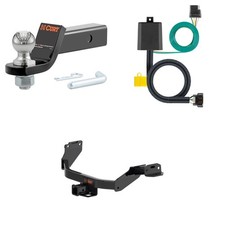 CURT Class 3 Tow Package Trailer Hitch, Wiring, Ball Mount - 13609, 56420, 45836 picture