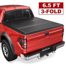 3 Fold 6.5FT Fiberglass Hard Bed Tonneau Cover For 2015-2023 Ford F150 Truck picture