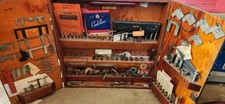 RARE 1940s-50s monmouth carburetor cabinet tool set picture