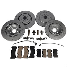 For Maserati GranTurismo Gt front rear brake pads & rotors LOW DUST US SHIPPING picture