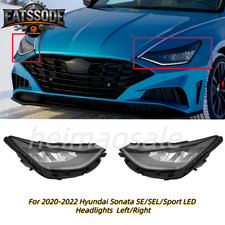 For 2020-2022 Hyundai Sonata SE/SEL/Sport LED Headlights Headlamps Left/Right picture