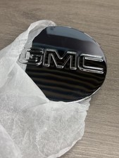 4x CHROME CENTER CAPS 83mm FOR GMC 14-23 Sierra Limited & Yukon + XL 20
