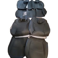 Luckyman Club Leather Seat Covers Fits 2017-2019 Toyota Corolla LE/SE/L/XSE/XLE picture