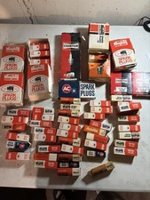 Lot of 128 New Old Stock Spark Plugs Assorted Brands And Sizes picture