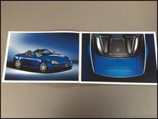2004 Maserati Spyder 90th Anniversary Edition Vintage Car Sales Brochure Catalog picture
