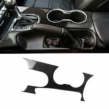 Real Carbon Fiber Interior Gear Shift Panel Cover Trim For Ford Mustang 2015-19 picture