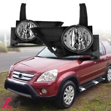 2005-2006 For Honda CRV Clear Lens Pair Bumper Fog Lights Lamp+Wiring+Switch Kit picture